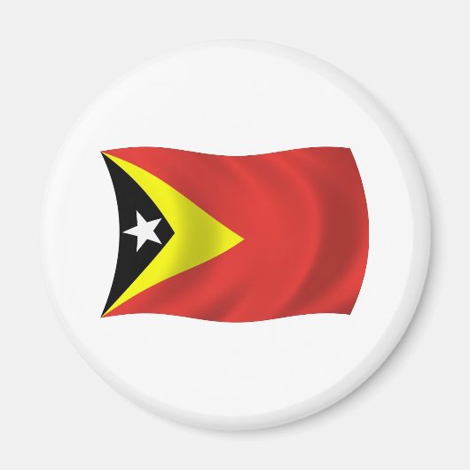 Aimant Drapeau du Timor oriental (Devant)