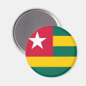 Aimant Drapeau du Togo (Recto/Verso)