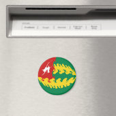 Aimant Drapeau du Togo (In Situ (Lave-vaisselle))