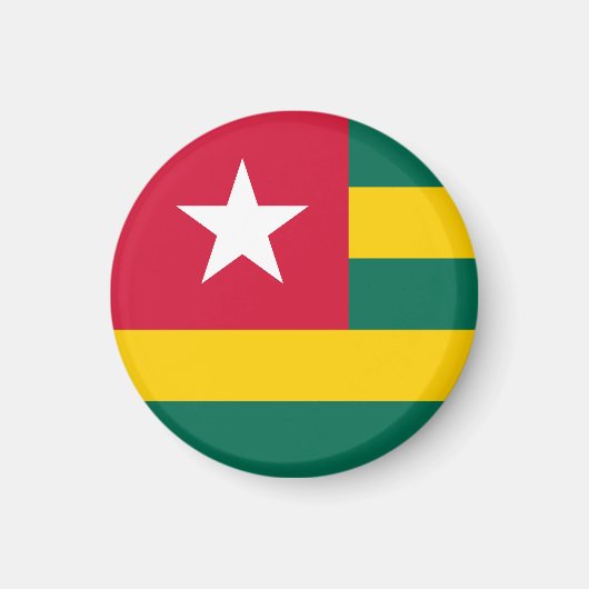 Aimant drapeau du Togo (Devant)