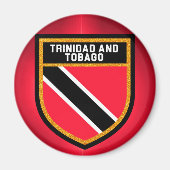 Aimant Drapeau du Trinidad-et-Tobago (Devant)