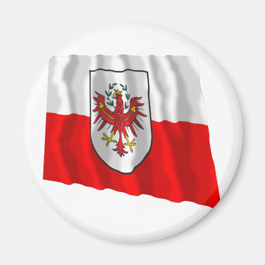 Aimant Drapeau du Tyrol, Autriche (Devant)