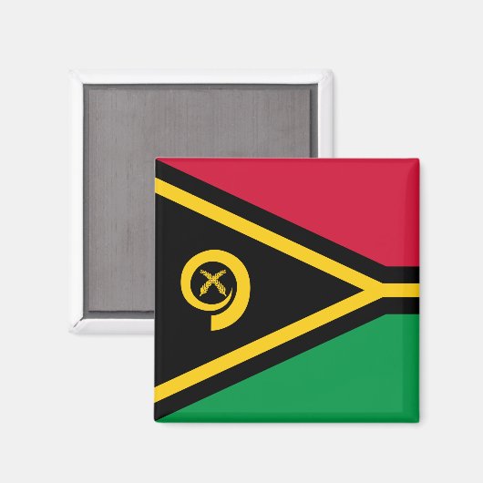 Aimant Drapeau du Vanuatu (Recto/Verso)
