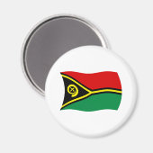 Aimant Drapeau du Vanuatu (Recto/Verso)