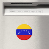 Aimant Drapeau du Venezuela (In Situ (Lave-vaisselle))