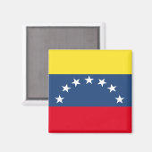 Aimant Drapeau du Venezuela (Recto/Verso)