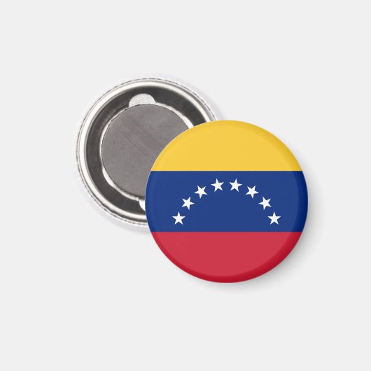 Aimant Drapeau du Venezuela (Recto/Verso)