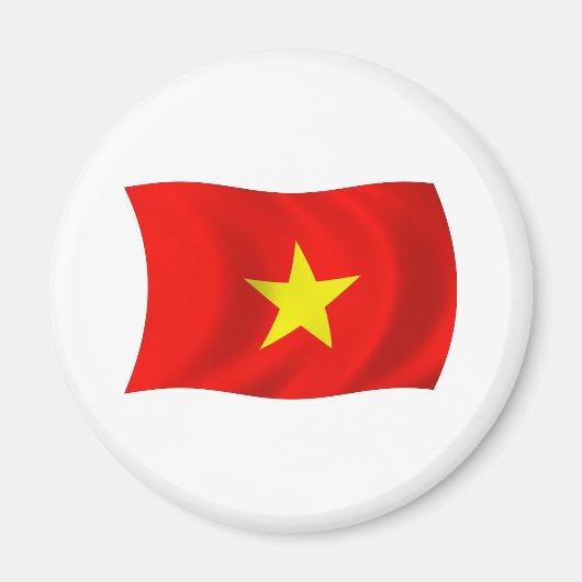 Aimant Drapeau du Viêt Nam (Devant)