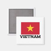 Aimant Drapeau du Vietnam (Recto/Verso)