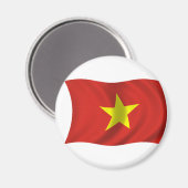 Aimant Drapeau du Vietnam (Recto/Verso)