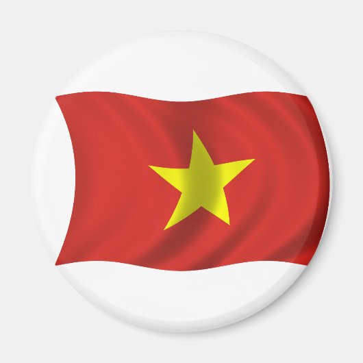 Aimant Drapeau du Vietnam (Devant)