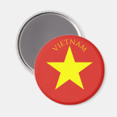 aimant drapeau du vietnam (Recto/Verso)