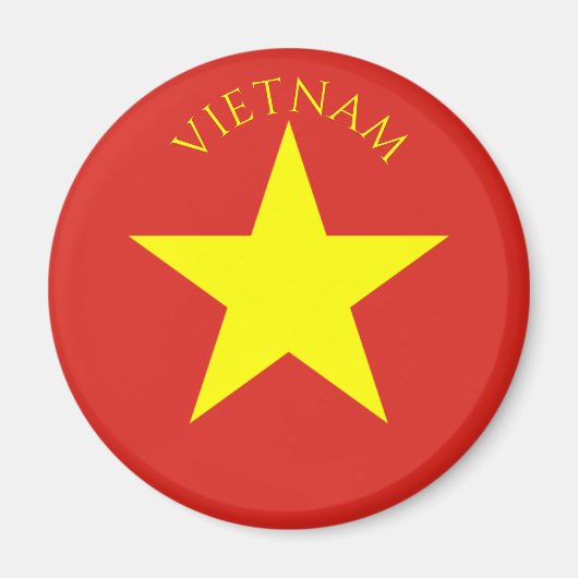 aimant drapeau du vietnam (Devant)