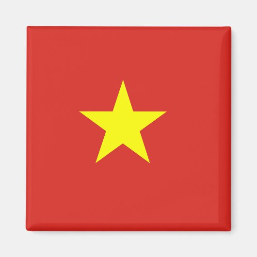 Aimant drapeau du Vietnam (Devant)