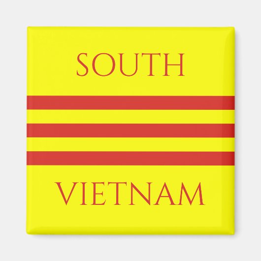 Aimant drapeau du vietnam du sud (Devant)