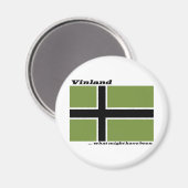 Aimant Drapeau du Vinland - Ce qui aurait pu être (Recto/Verso)