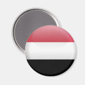 Aimant Drapeau du Yémen (Recto/Verso)