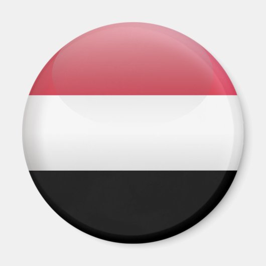 Aimant Drapeau du Yémen (Devant)