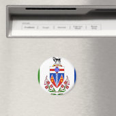 Aimant drapeau du Yukon (In Situ (Lave-vaisselle))