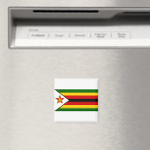 Aimant Drapeau du Zimbabwe (In Situ (Lave-vaisselle))