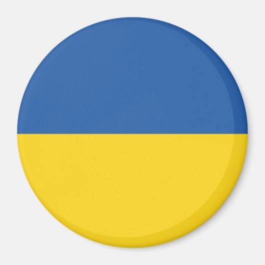 Aimant Drapeau d'Ukraine (Devant)