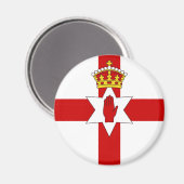 Aimant Drapeau d'ulster d'Irlande du Nord (Recto/Verso)