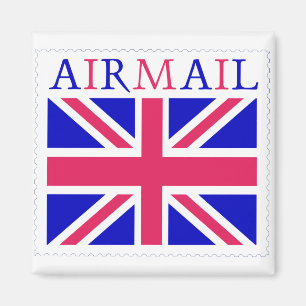 Aimant Drapeau d'Union Jack de par avion