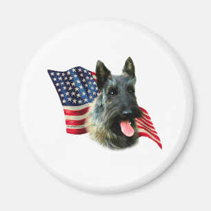 Aimant Drapeau écossais Terrier (brindle)
