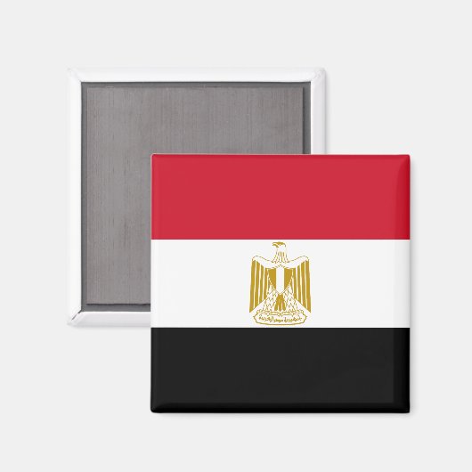 Aimant Drapeau Égypte (Recto/Verso)