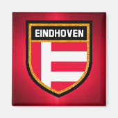 Aimant Drapeau Eindhoven (Devant)