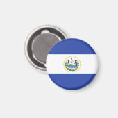 Aimant Drapeau El Salvador (Recto/Verso)