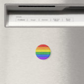 Aimant Drapeau en bois de SlipperyJoe's pride couleurs ar (In Situ (Lave-vaisselle))
