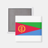 Aimant Drapeau Érythrée (Recto/Verso)