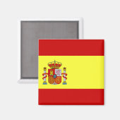 Aimant Drapeau espagnol (Recto/Verso)