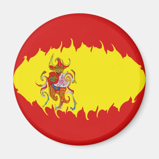 Aimant Drapeau espagnol (Devant)