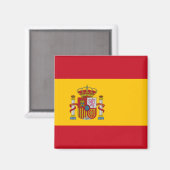 Aimant Drapeau espagnol (Espagne) (Recto/Verso)