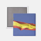 Aimant Drapeau espagnol RF) (Recto/Verso)