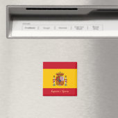 Aimant Drapeau espagnol & Voyage Espagne, vacances /sport (In Situ (Lave-vaisselle))