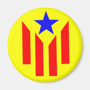 Aimant Drapeau Estelada Catalanne