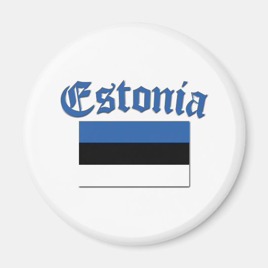 Aimant Drapeau estonien (Devant)