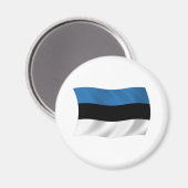 Aimant Drapeau Estonien (Recto/Verso)