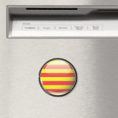 Aimant Drapeau et escudo de Catalogne (In Situ (Lave-vaisselle))