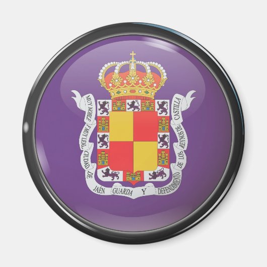 Aimant Drapeau et escudo de Jaén (Devant)