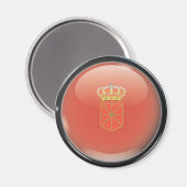 Aimant Drapeau et escudo de Navarre (Recto/Verso)