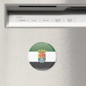 Aimant Drapeau et escudo d'Estrémadure (In Situ (Lave-vaisselle))
