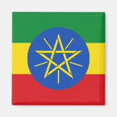 Aimant Drapeau éthiopien (Devant)