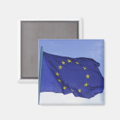 Aimant Drapeau européen RF) (Recto/Verso)