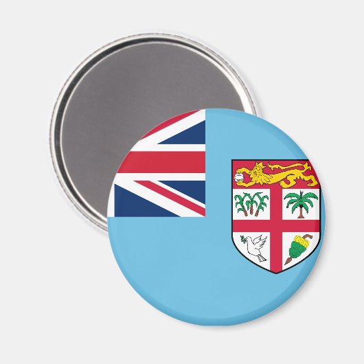 Aimant Drapeau Fidji (Recto/Verso)