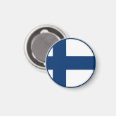 Aimant Drapeau finlandais (Recto/Verso)