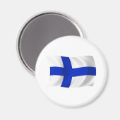 Aimant Drapeau Finlande (Recto/Verso)